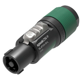 Neutrik NL4FXX-W-L 4-polige speakON plug groot