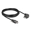 Delock USB 2.0 Cable USB Type-C™ male with screws to USB Type-C™ male with screws angled left / right PD 3.0 60 W 5 m