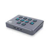 ACT AC7610 Dual HDMI Input USB-C Video Switcher | Capture and Live Streamen | 2x 4K@60Hz HDMI input | 1x 1080p@60Hz HDMI output | 1080p@60Hz capture | USB-C | 3,5mm audio-aansluiti