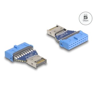 DeLOCK Delock USB 5 Gbps Adapter Pin Header female to internal USB Type-E Key A male