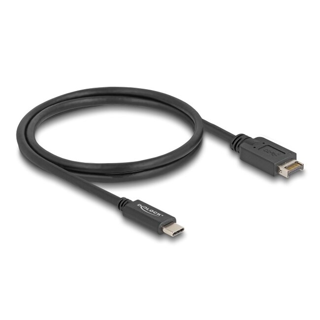 Delock USB 10 Gbps Cable USB Type-E Key A 20 pin male to USB Type-C™ male 1 m