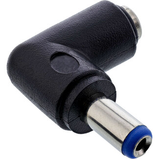 InLine DC haakse adapter | 5,5 x 2,1mm | max. 5V/3A (15W) | zwart