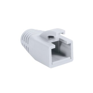LogiLink RJ45 netwerkplug huls | kabel tot 8mm | 50 stuks | wit
