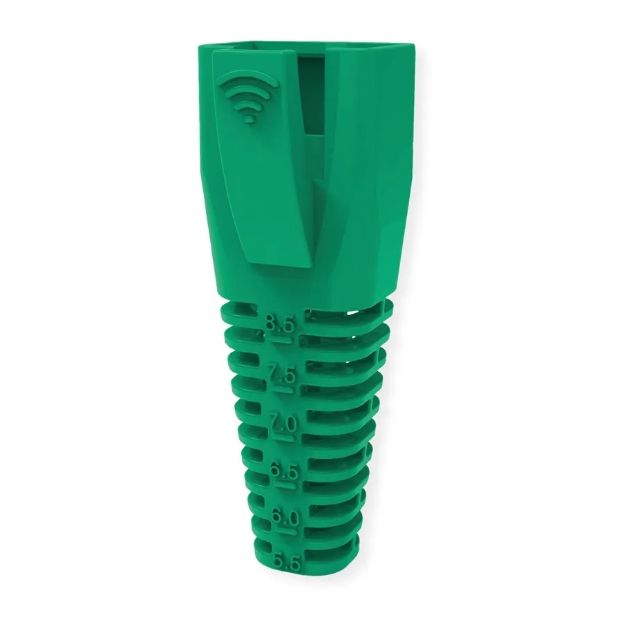 ROLINE RJ45 tule, 10 stuks, groen |