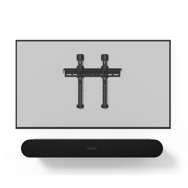 Cavus Muurbeugels voor Sonos Ray Soundbar & 37-70 Inch Televisie
