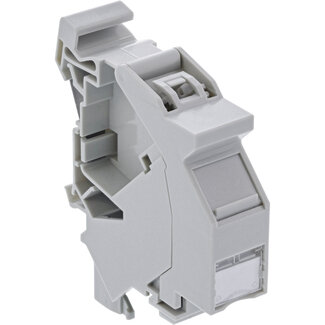 InLine® InLine® Cat.6A Keystone SNAP-In module for top-hat rai