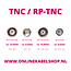 TNC (m) - TNC (v) adapter | 50 Ohm