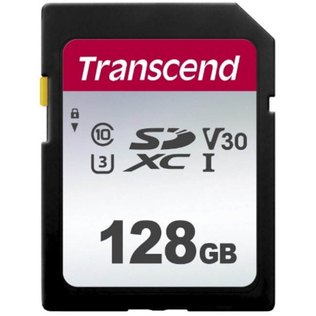 Transcend 128GB, UHS-I, SD flashgeheugen SDXC Klasse 10 NAND