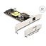 Delock PCI Express x1 Card to 1 x 2.5 Gigabit LAN PoE+ i225