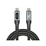 Delock USB 40 Gbps Data and Fast Charging Coaxial Cable 1 m 8K 60 Hz USB PD 3.1 Extended Power Range 240 W