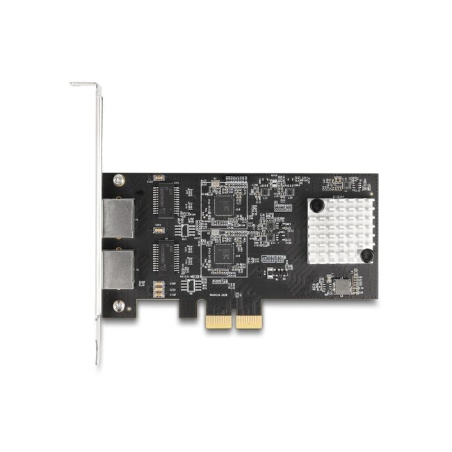 Delock PCI Express x2 Card to 2 x RJ45 5 Gigabit LAN RTL8126