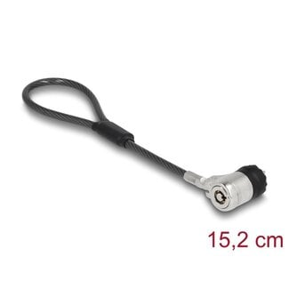 Navilock Navilock Laptop Security Cable with Key Lock 15.2 cm for Kensington Slot 3 x 7 mm