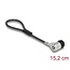 Navilock Laptop Security Cable with Key Lock 15.2 cm for Kensington Slot 3 x 7 mm