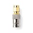 SMA-Adapter | SMA Male | BNC Female | Verguld | 50 Ohm | Recht | Koper | Goud | 2 Stuks | Doos