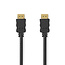 High Speed ​​HDMI™-Kabel met Ethernet | HDMI™ Connector | HDMI™ Connector | 4K@30Hz | ARC | 10.2 Gbps | 10.0 m | Rond | PVC | Zwart | Label