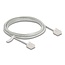 Delock RJ45 Network Cable Cat.6 UTP Ultra Slim 3 m grey with short plugs