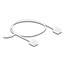 Delock RJ45 Network Cable Cat.6 UTP Ultra Slim 0.5 m white with short plugs