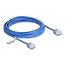 Delock RJ45 Network Cable Cat.6 UTP Ultra Slim 5 m blue with short plugs