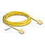 Delock RJ45 Network Cable Cat.6 UTP Ultra Slim 5 m yellow with short plugs