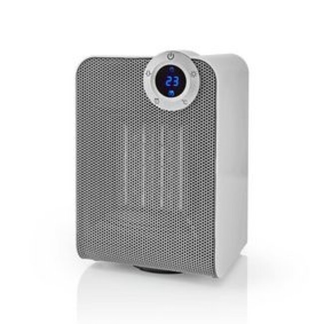 SmartLife keramische PTC-ventilatorkachel | Wi-Fi | 1800 W | 3 Warmte Standen | Zwenkfunctie | Display | 15 - 35 °C | Android™ / IOS | Wit