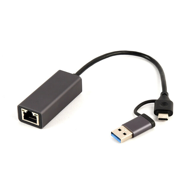 USB 2.5G Gigabit netwerk adapter, space grey