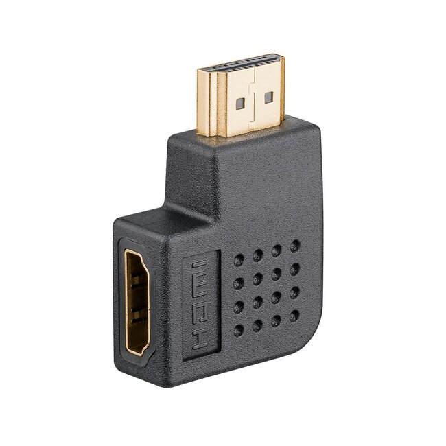 Haakse HDMI adapter naar rechts | HDMI2.1 (8K 60Hz + HDR)
