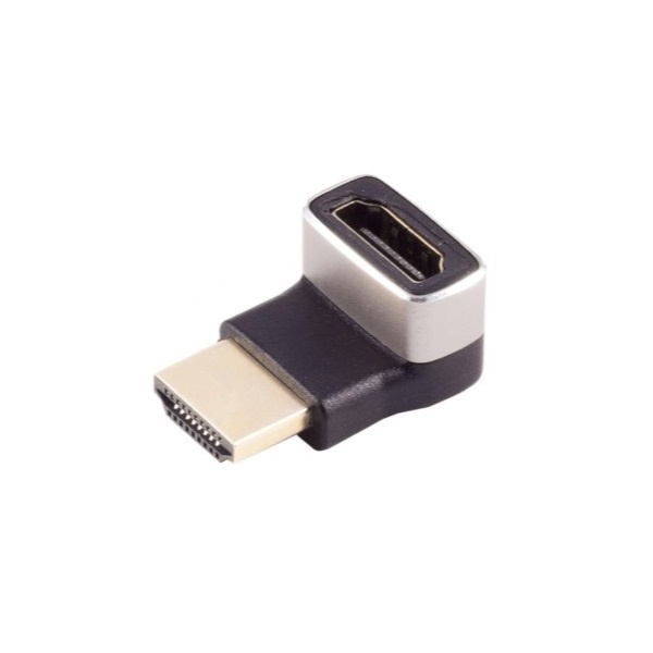 HDMI 2.1 Adapter - Haaks naar boven - Premium - 8K 60Hz - Zwart