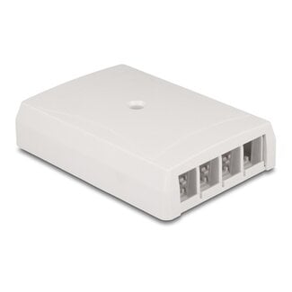 DeLOCK Delock Keystone Surface Mounted Box surface mounted 4 Port white