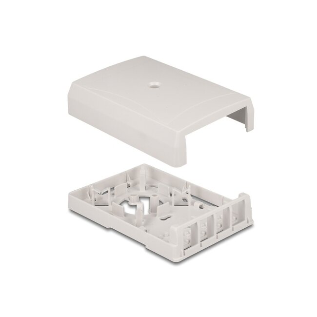 Delock Keystone Surface Mounted Box surface mounted 4 Port white