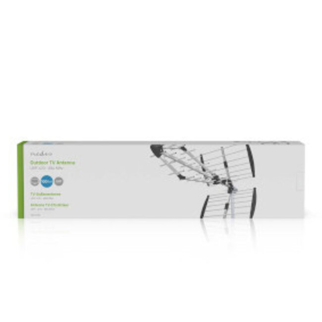 Buitenantenne | UHF | Ontvangstbereik: ≥50 km | LTE700 | Versterking: 13.5 dB | 75 Ohm | Antenne lengte: 1085 mm | ABS / Aluminium