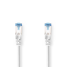 Nedis CCGL85330WT05 CAT6a-Kabel S/FTP RJ45 M netwerkkabel Wit 0,5 m