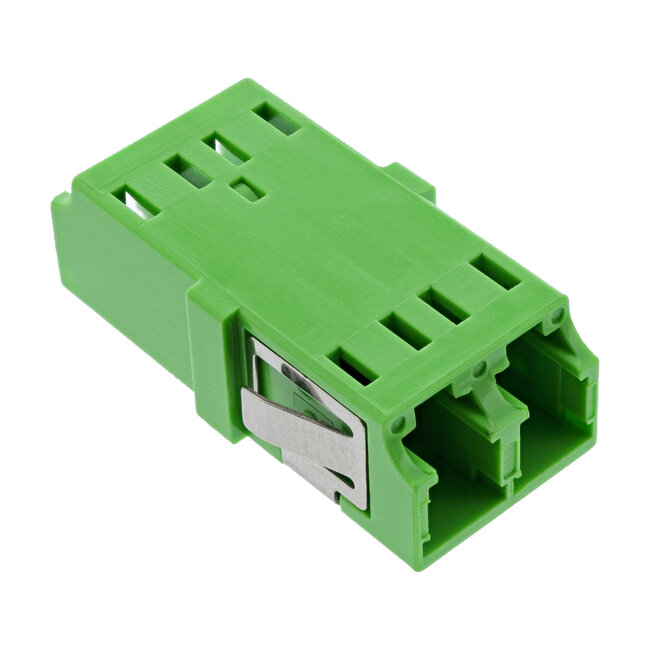 InLine® Fiber Optical Adapter Duplex LC/LC SM Ceramic Sleeve green