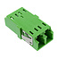 InLine® Fiber Optical Adapter Duplex LC/LC SM Ceramic Sleeve green