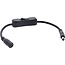 InLine® DC cable with Switch, DC plug male/female 5,5x2,50mm, AWG 18, black, 0.20m