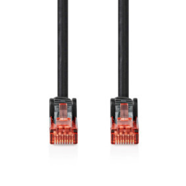 CAT6 Netwerkkabel | RJ45 Male | RJ45 Male | U/UTP | 20.0 m | Buitenshuis | Rond | PVC | Zwart | Doos