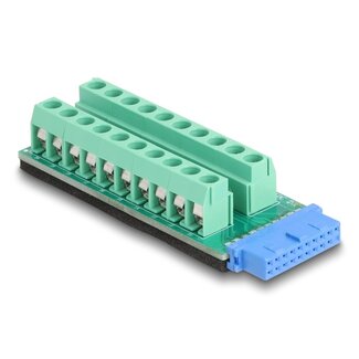 DeLOCK Delock USB Pin header female to Terminal Block Adapter 20 pin