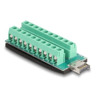 DeLOCK Delock USB Type-E Key A male to Terminal Block Adapter 20 pin