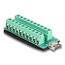 Delock USB Type-E Key A male to Terminal Block Adapter 20 pin