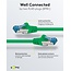 Goobay CAT 6A Patch Cable S/FTP (PiMF), 1 m, green, Set of 5