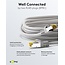 Goobay RJ45 Patch Cord CAT 6A S/FTP (PiMF), 500 MHz, with CAT 7 Raw Cable, 5 m, grey, Set of 5