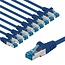 Goobay CAT 6A Patch Cable S/FTP (PiMF), 2 m, blue, Set of 10