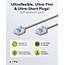 Goobay Ultra-Flexible CAT 6A Patch Cable, Slim, U/FTP, grey 1 m