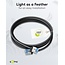 Goobay Ultra-Flexible CAT 6A Patch Cable, Slim, U/FTP, black 1 m