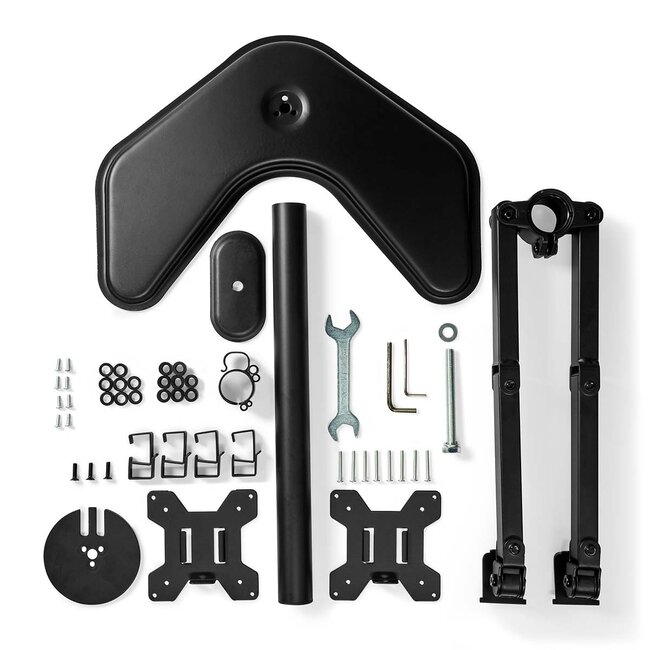 Nedis bureaustandaard voor 2 monitoren tot 32 inch | full motion