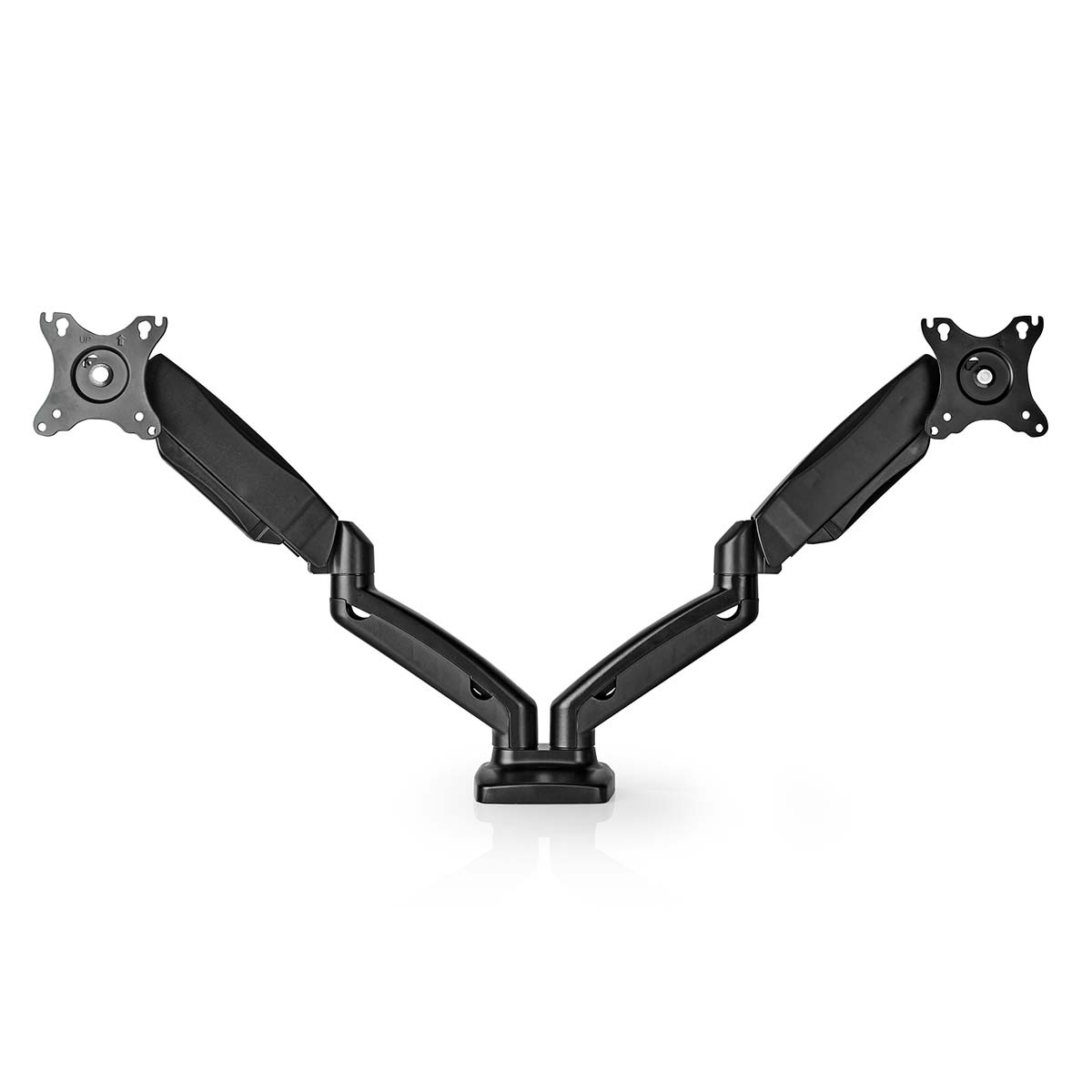 Nedis Monitorbeugel voor Bureaus - Gasveer - 2 Scherm(en) - 15 - 32 " - 75x75 / 100x100 - Draai- en Kantelbaar