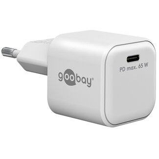 Goobay Goobay thuislader met 1 USB-C PD poort | GaN | 65W | wit