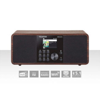 TELESTAR DIRA S 24i Hout DAB+ / FM / INTERNET / BLUETOOTH