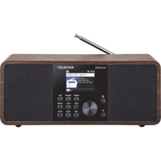 TELESTAR DIRA S 24i Hout DAB+ / FM / INTERNET / BLUETOOTH