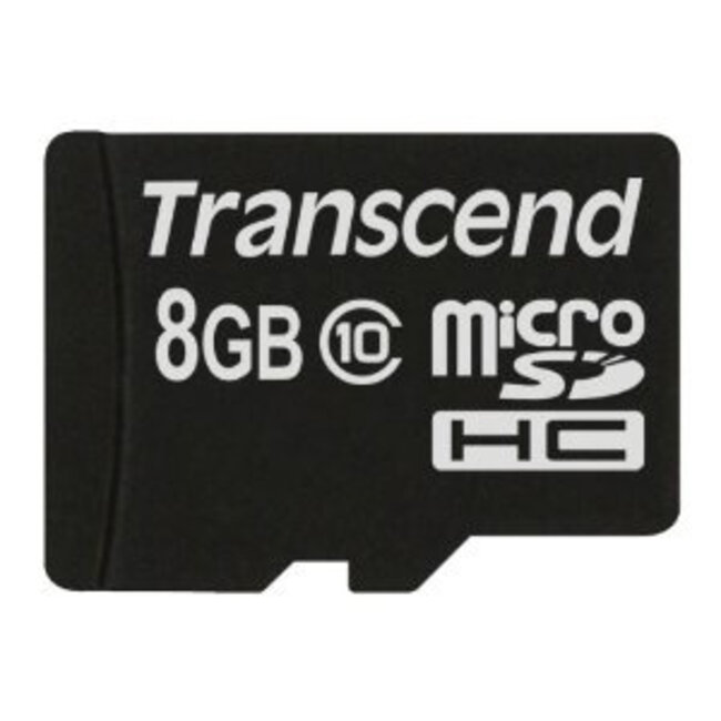 Transcend TS8GUSDC10 8GB MicroSDHC Klasse 10 flashgeheugen