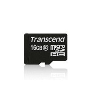TRANSCEND INFORMATION Transcend 16GB microSDHC Class 10 UHS-I flashgeheugen Klasse 10